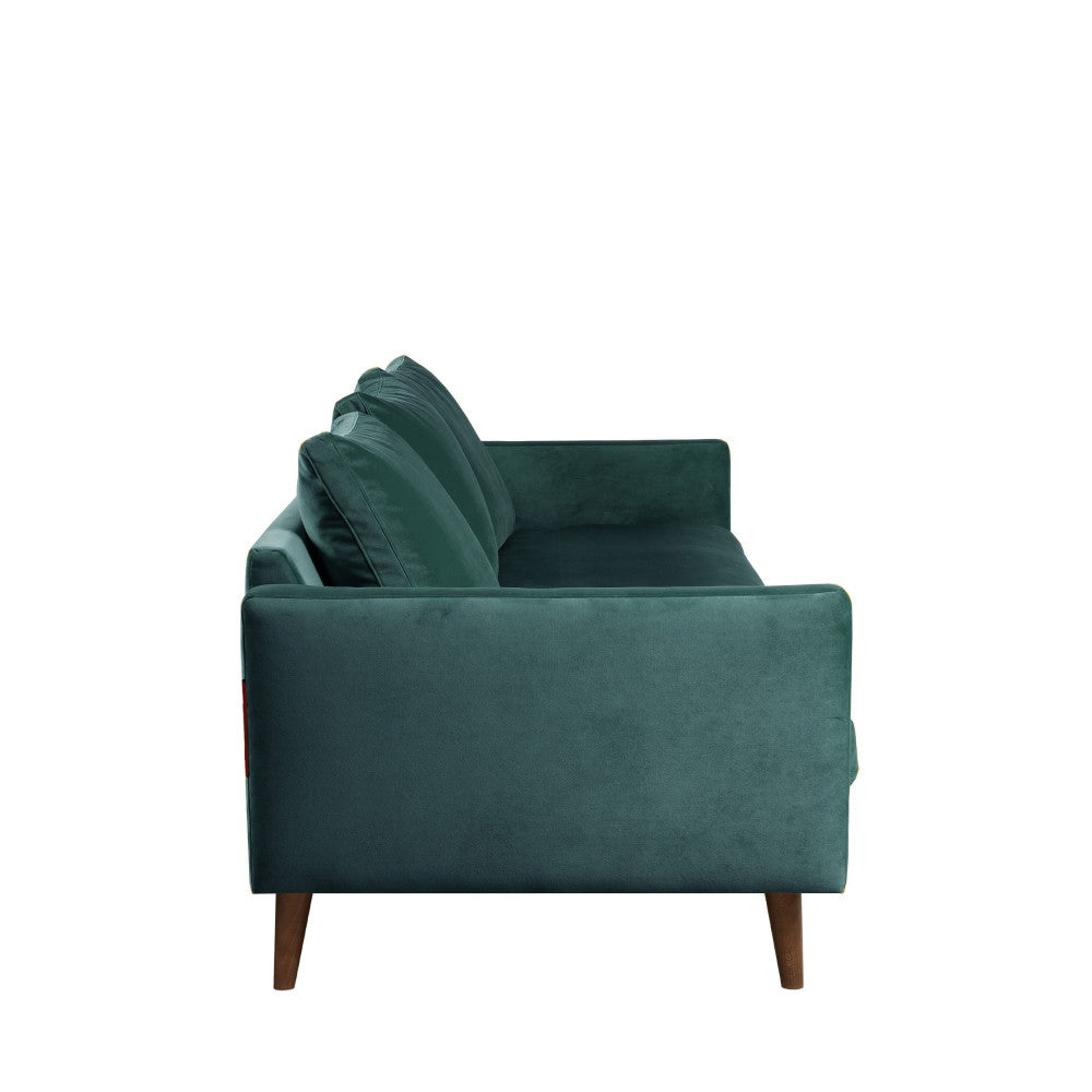 villabon-sofa-cama-de-4-plazas-en-terciopelo-con-patas-de-madera-oscura__Verde eucalipto