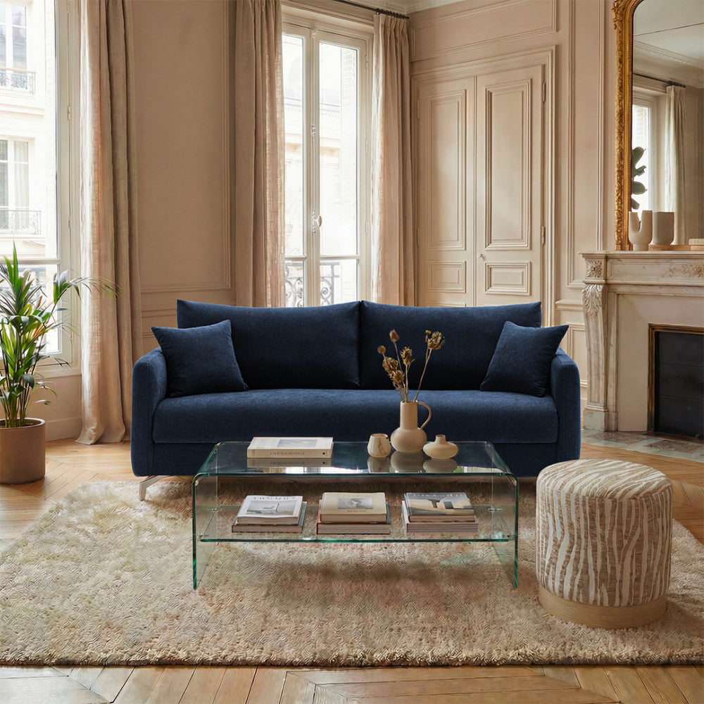 steffen-sofa-cama-convertible-express-de-3-plazas-en-tela-y-patas-de-cromo__Azul marino