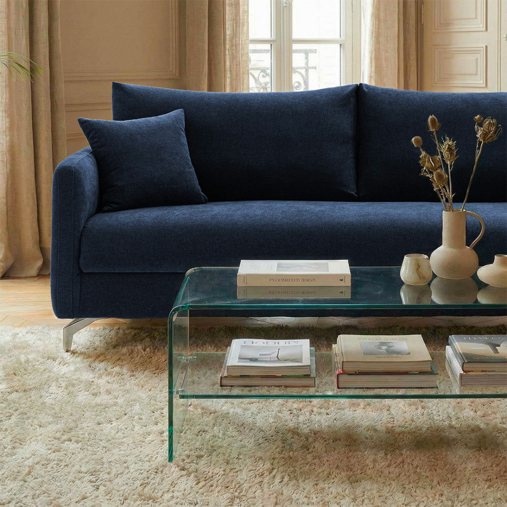 steffen-sofa-cama-convertible-express-de-3-plazas-en-tela-y-patas-de-cromo__Azul marino
