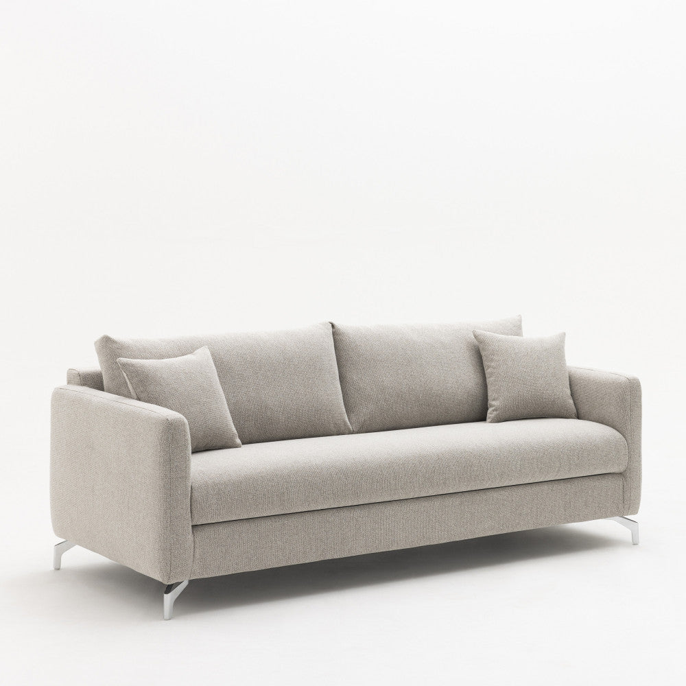 steffen-sofa-cama-convertible-express-de-3-plazas-en-tela-y-patas-de-cromo__Natural chino