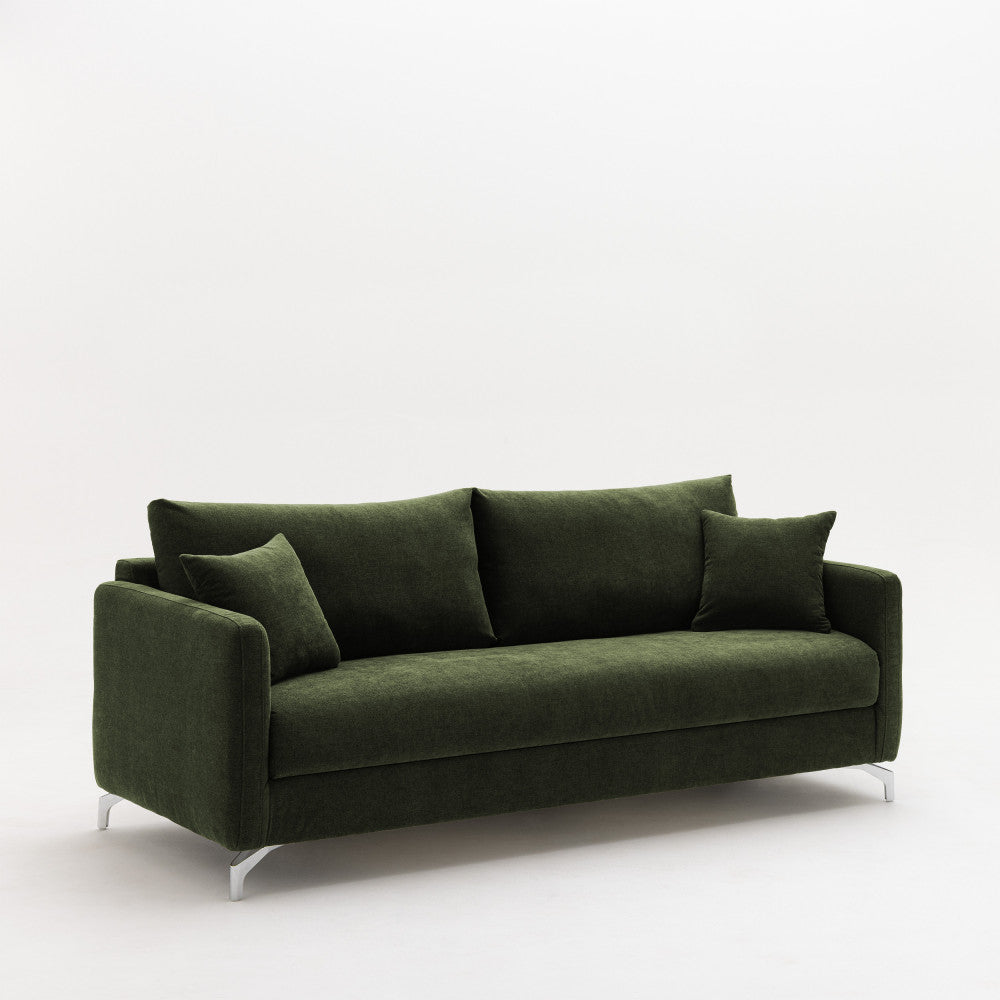 steffen-sofa-recto-de-3-plazas-en-tela-y-patas-de-cromo__Verde