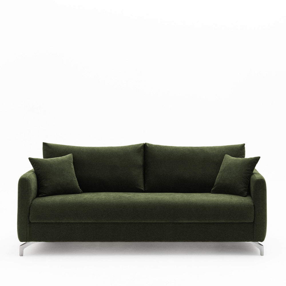 steffen-sofa-recto-de-3-plazas-en-tela-y-patas-de-cromo__Verde
