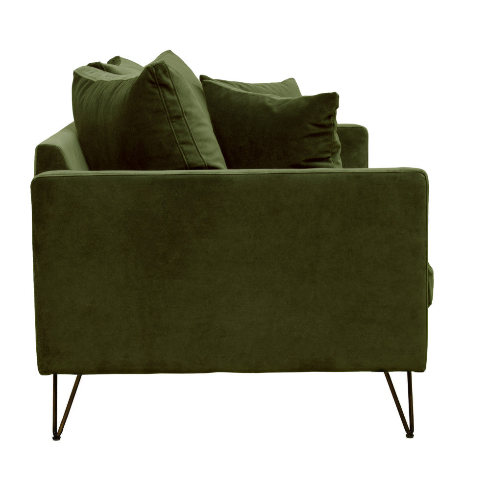 villabon-sofa-de-3-plazas-de-terciopelo-con-patas-metalicas-de-horquilla-negras__Verde oliva
