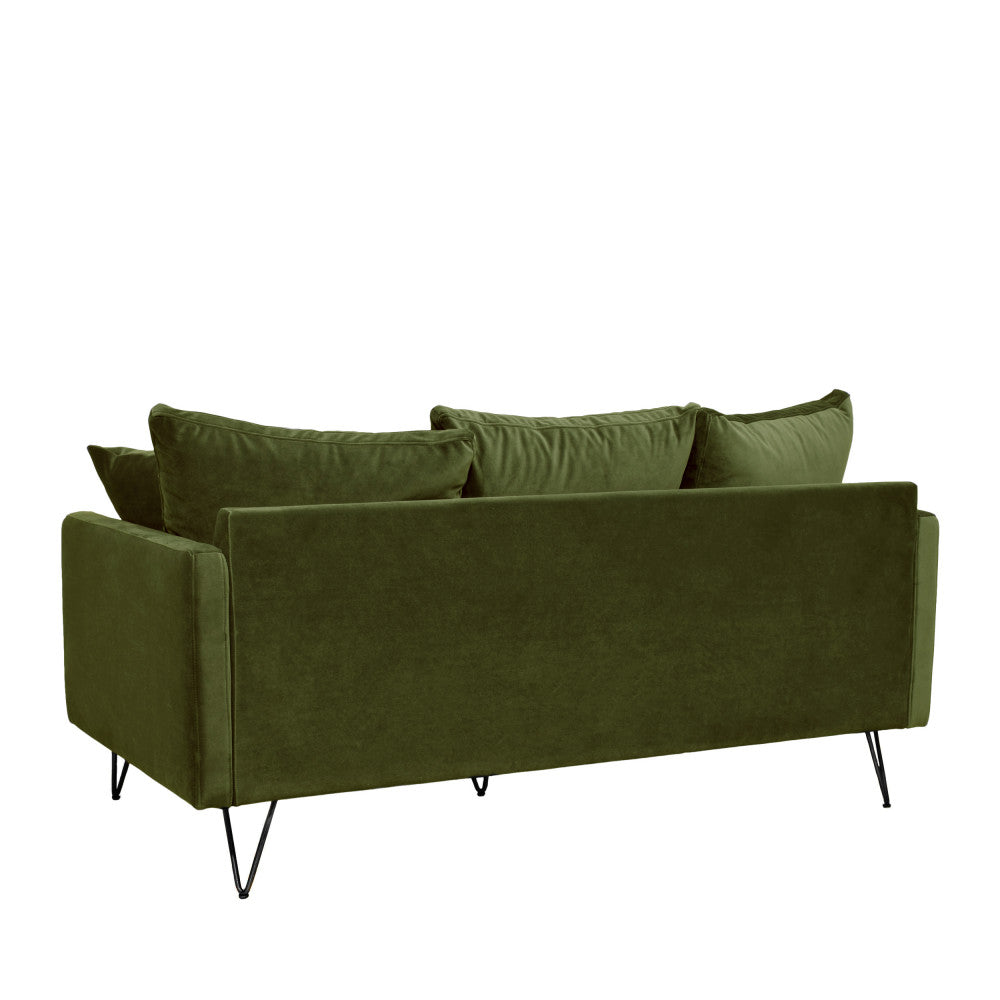 villabon-sofa-de-3-plazas-de-terciopelo-con-patas-metalicas-de-horquilla-negras__Verde oliva