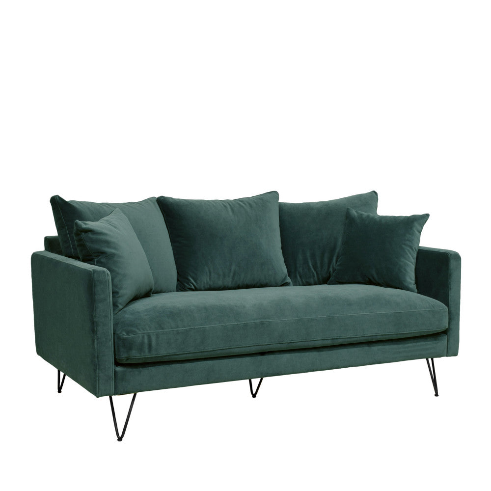 villabon-sofa-de-3-plazas-de-terciopelo-con-patas-metalicas-de-horquilla-negras__Verde eucalipto