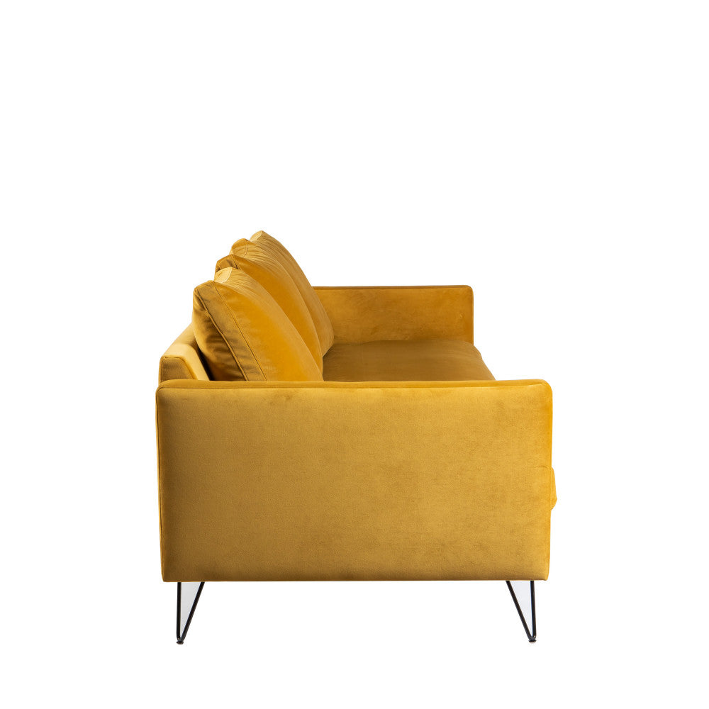 villabon-sofa-de-4-plazas-en-terciopelo-con-patas-de-horquilla-negras__Amarillo mostaza
