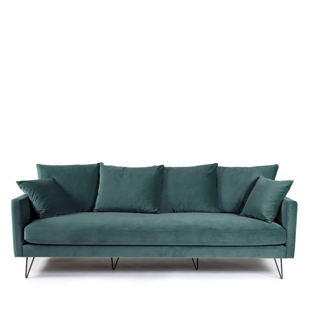 villabon-sofa-de-4-plazas-en-terciopelo-con-patas-de-horquilla-negras__Verde eucalipto