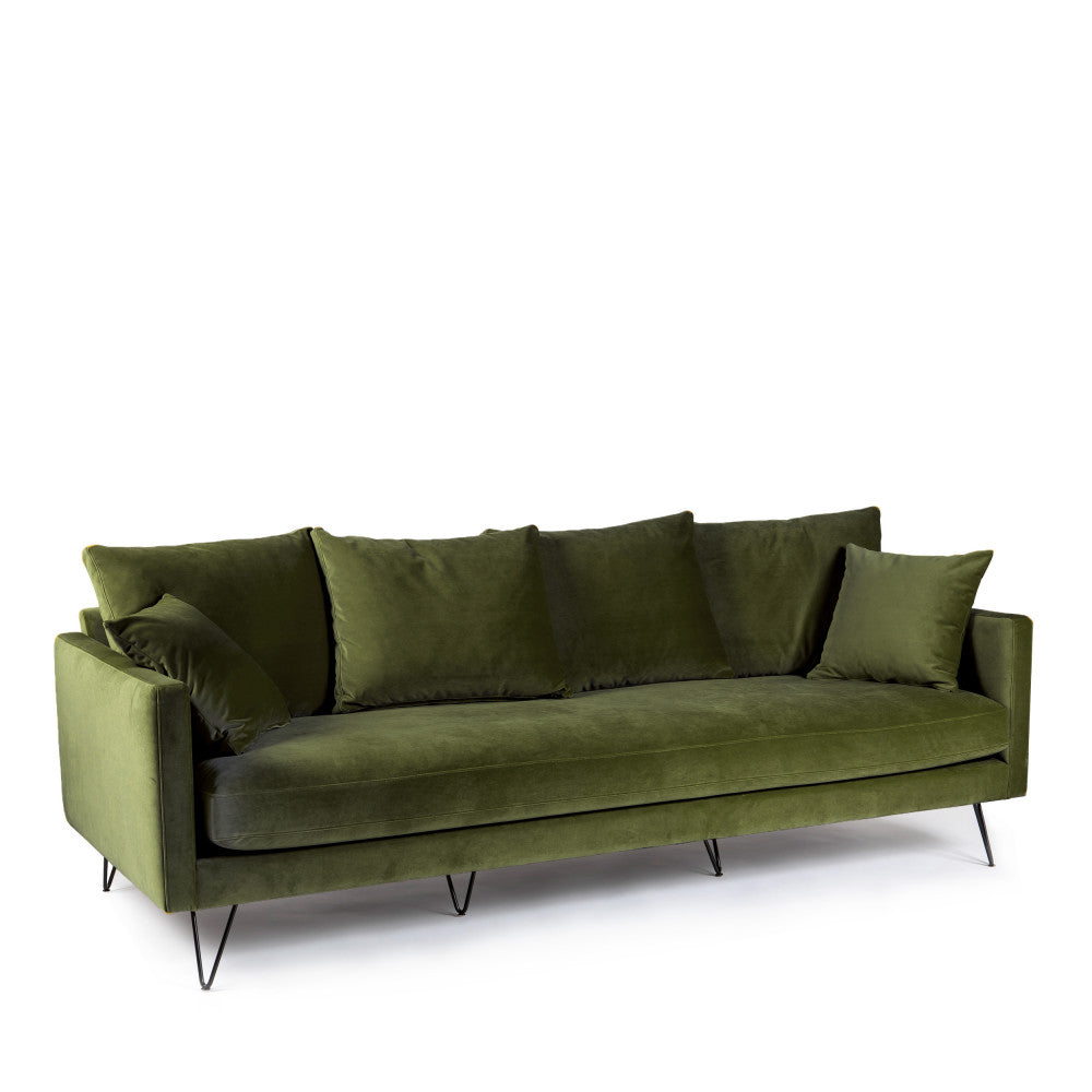 villabon-sofa-de-4-plazas-en-terciopelo-con-patas-de-horquilla-negras__Verde oliva