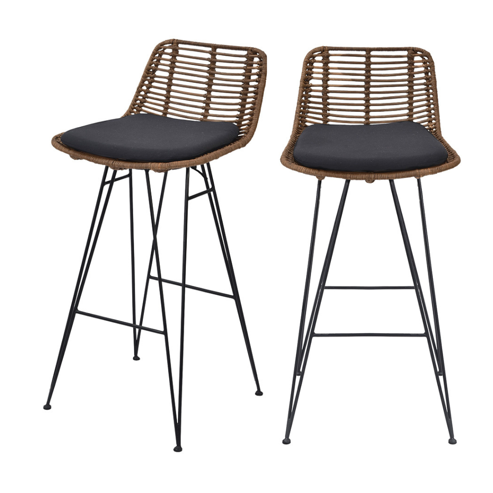 capurgana-lote-de-2-sillas-de-bar-de-diseno-en-ratan-h67cm__Madera oscura