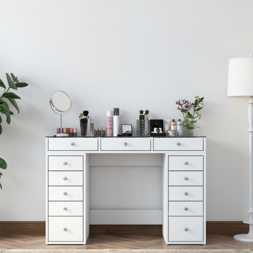 tiya-tocador-con-13-cajones-y-tablero-de-vidrio-l120cm__Blanco
