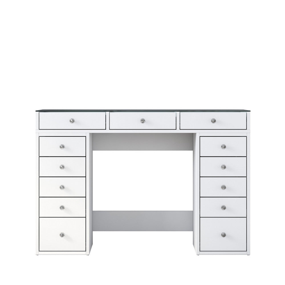 tiya-tocador-con-13-cajones-y-tablero-de-vidrio-l120cm__Blanco Imagen