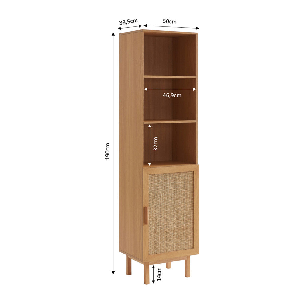 june-armario-de-almacenamiento-de-madera-y-cana-h190cm__Madera clara