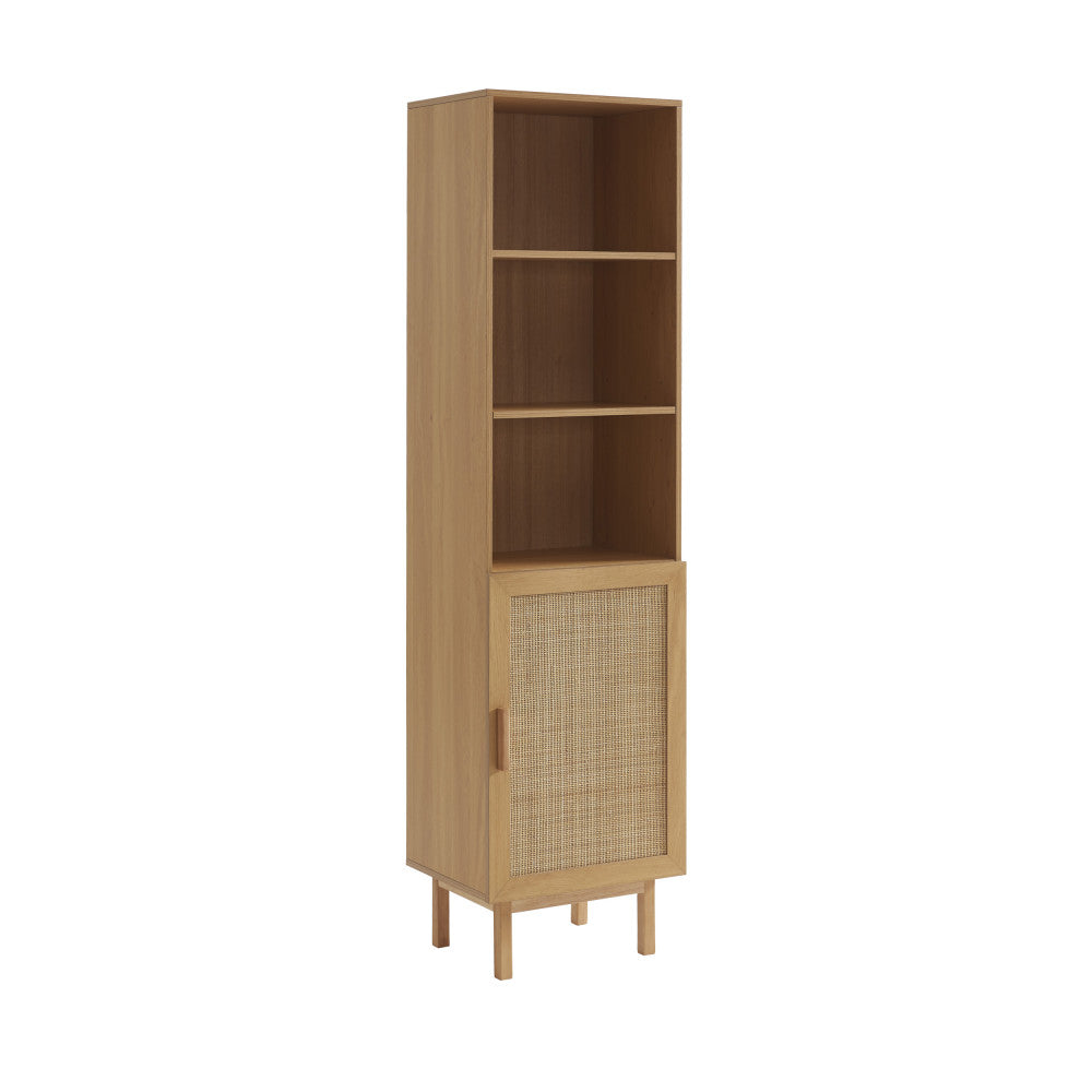 june-armario-de-almacenamiento-de-madera-y-cana-h190cm__Madera clara