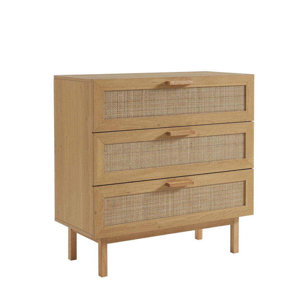 june-comoda-de-3-cajones-de-madera-y-ratan-l85cm__Madera clara