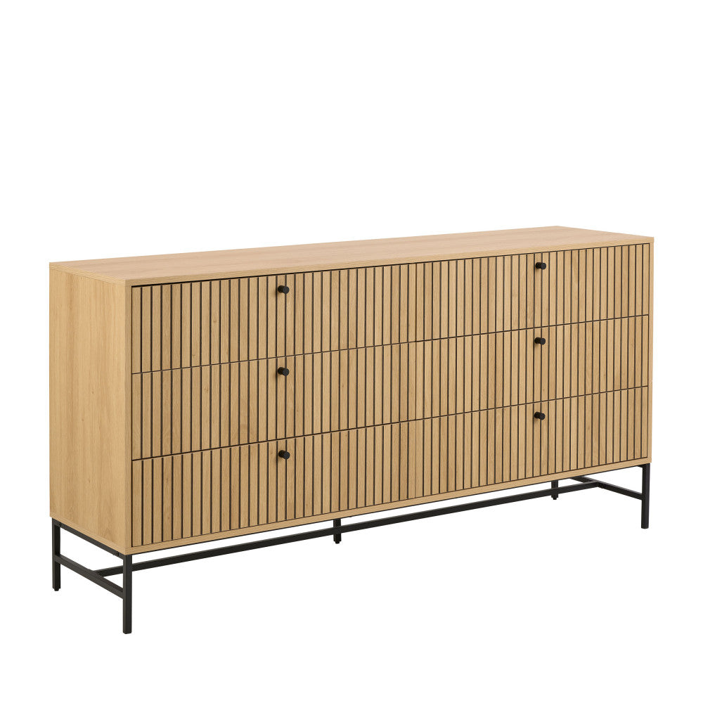 storo-comoda-de-6-cajones-de-madera-l157-9-cm__Madera clara