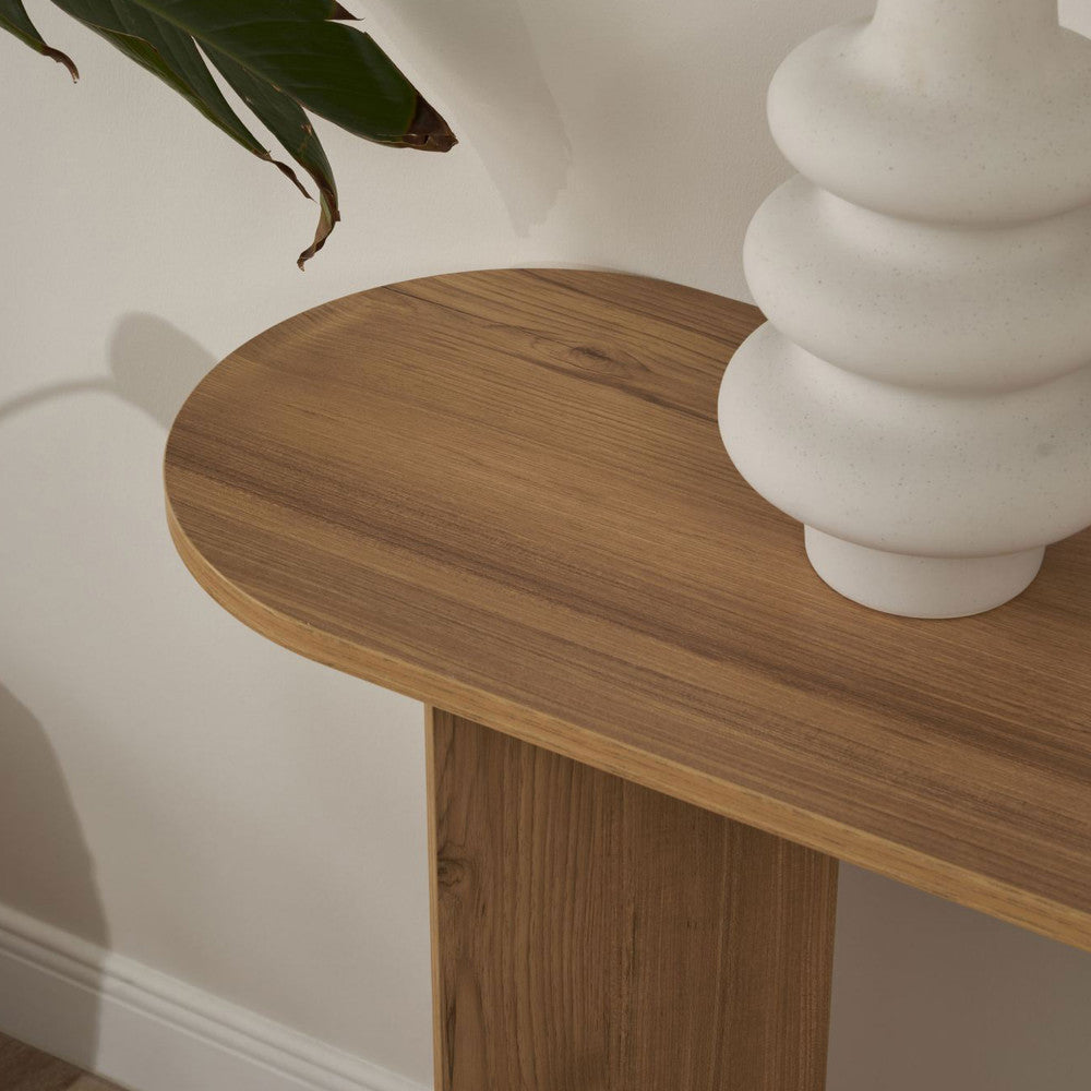 sam-consola-ovalada-de-madera-l150cm__Madera clara