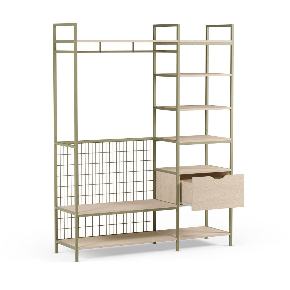aqaba-armario-abierto-modular-de-2-elementos-en-metal-y-madera-l140xa179-5cm__Verde