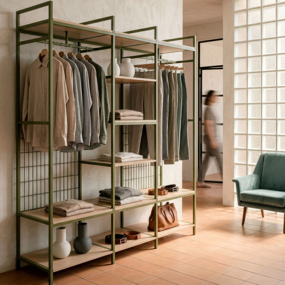 aqaba-armario-abierto-modular-de-3-elementos-en-metal-y-madera-l140xa179-5-cm__Verde