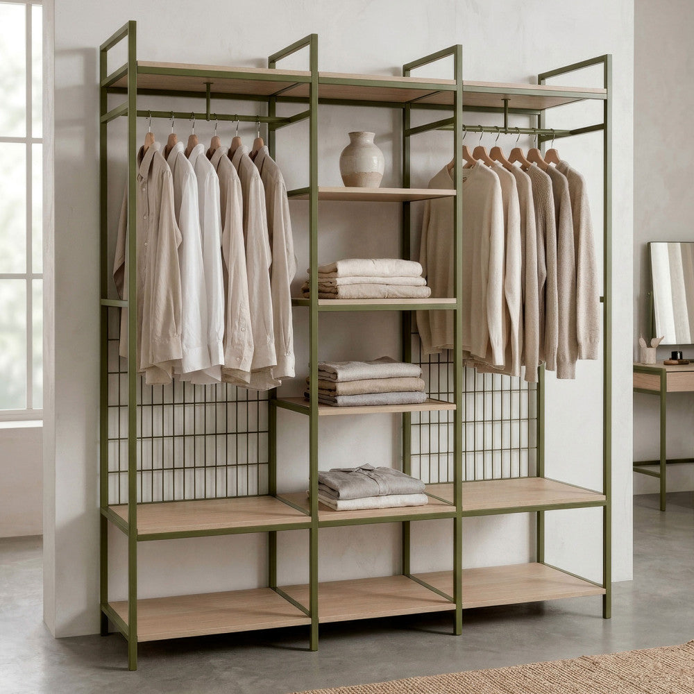 aqaba-armario-abierto-modular-de-3-elementos-en-metal-y-madera-l140xa179-5-cm__Verde