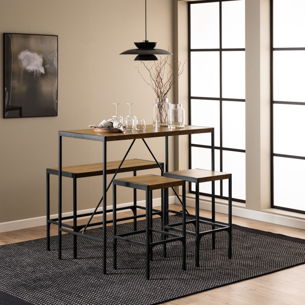 skal-conjunto-de-mesa-de-bar-para-4-personas-en-madera-y-metal-h105cm__Madera clara