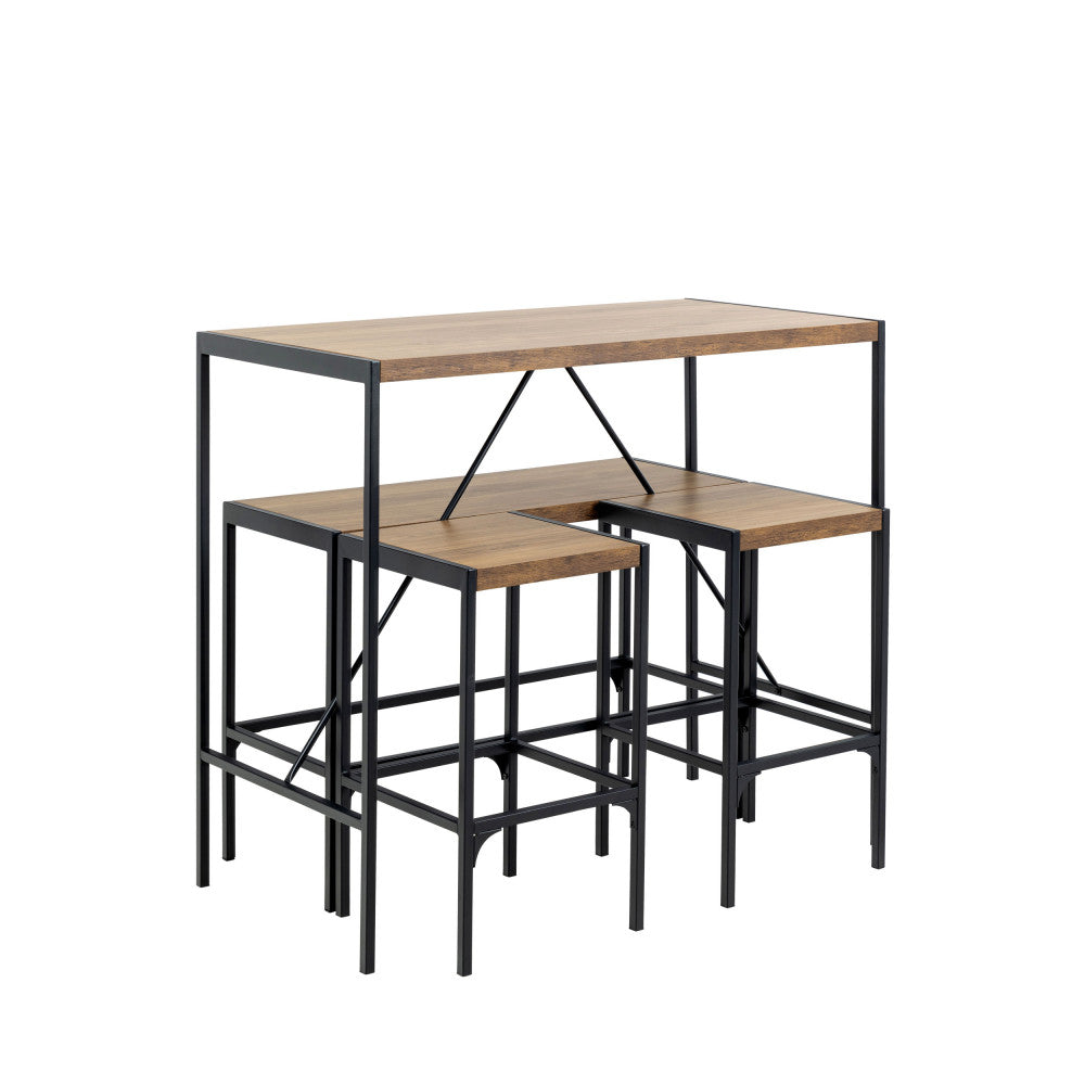 skal-conjunto-de-mesa-de-bar-para-4-personas-en-madera-y-metal-h105cm__Madera clara