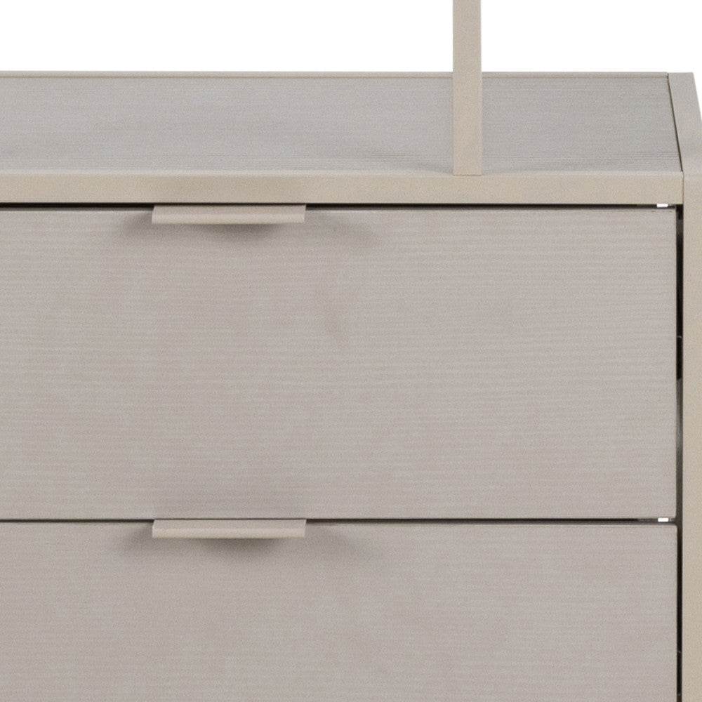 hexa-estanteria-de-2-cajones-de-metal-h185cm__Beige