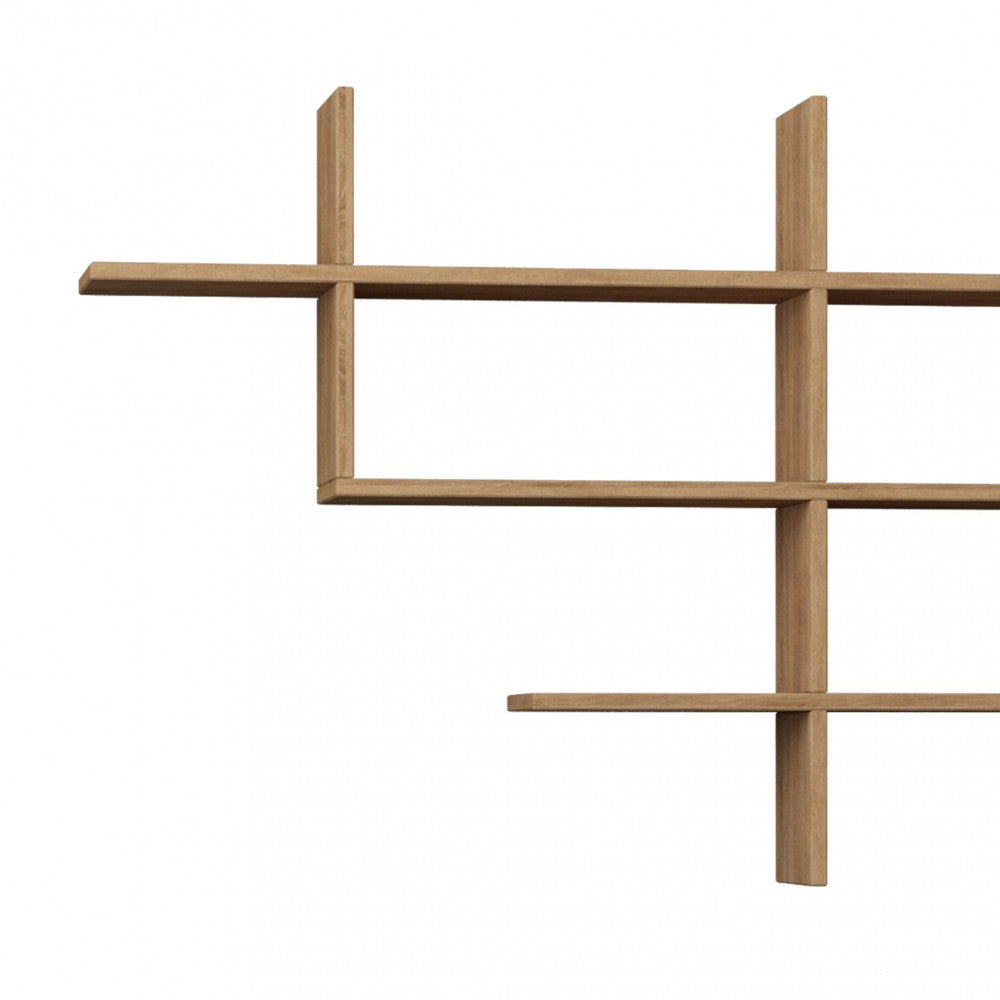 graph-estanteria-de-pared-de-madera-l150cm__Madera clara