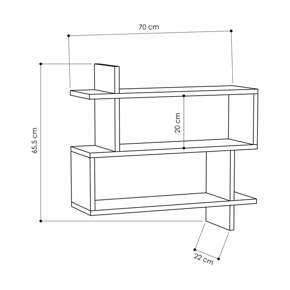 plex-estanteria-de-pared-de-madera-l70cm__Madera clara