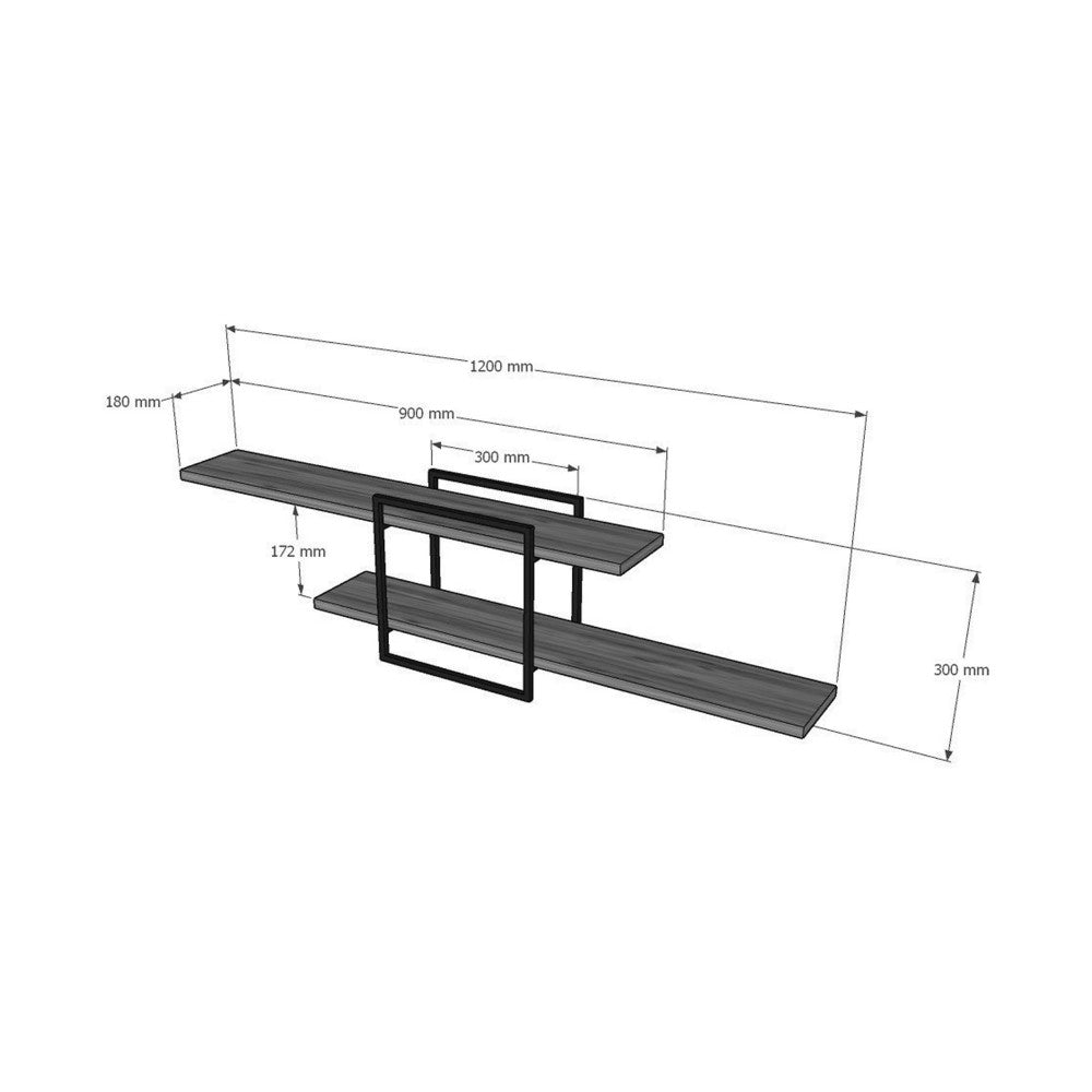 moa-estanteria-de-pared-de-madera-y-metal-l120cm__Madera clara