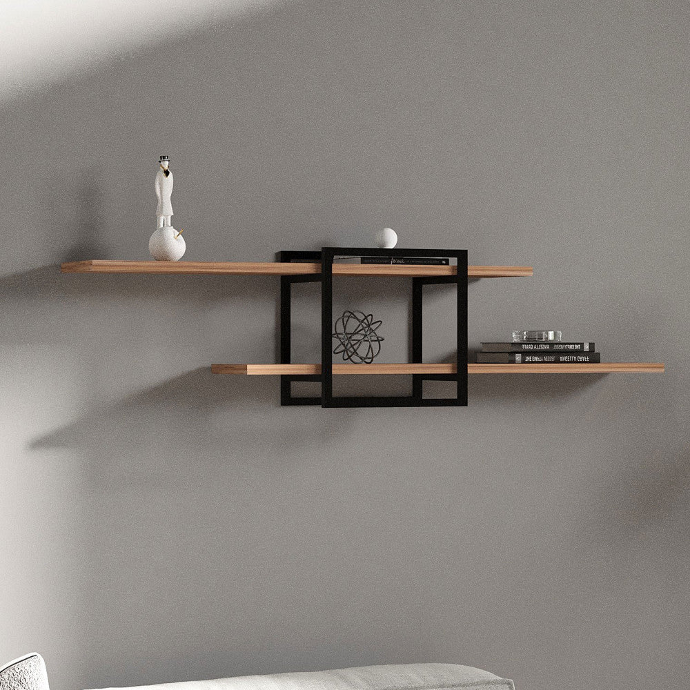 moa-estanteria-de-pared-de-madera-y-metal-l120cm__Madera clara