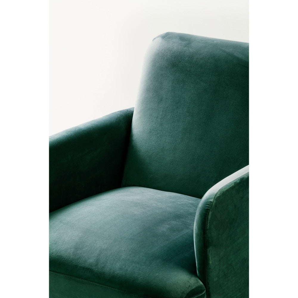 brooks-sillon-retro-de-terciopelo-con-patas-de-madera-oscura__Verde bosque