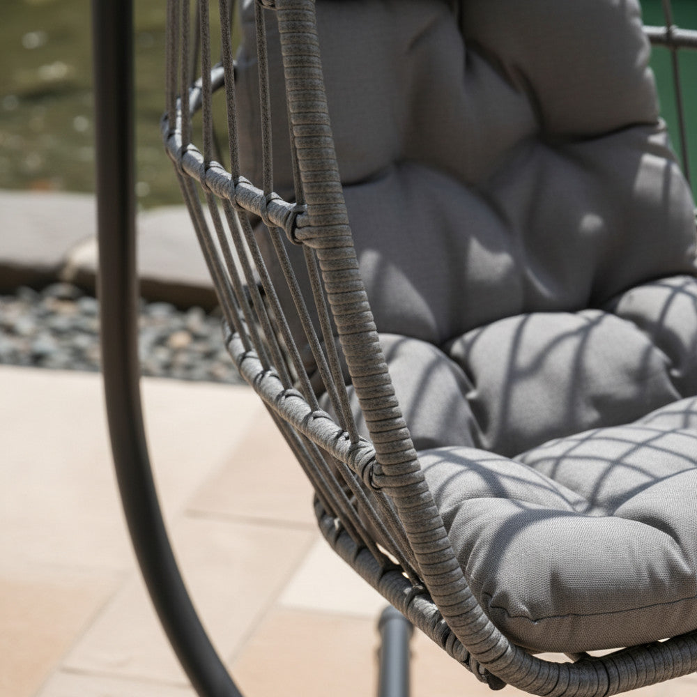 sully-sillon-colgante-de-jardin-de-cuerda-y-metal__Gris antracita