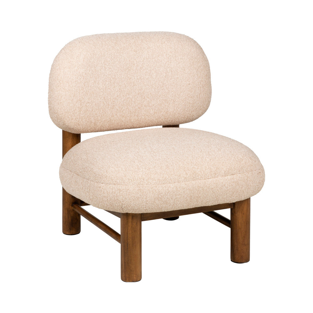nubo-sillon-de-tela-boucle-y-madera__Beige