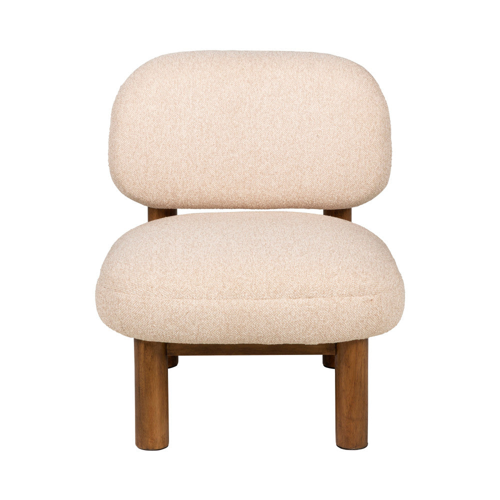 nubo-sillon-de-tela-boucle-y-madera__Beige