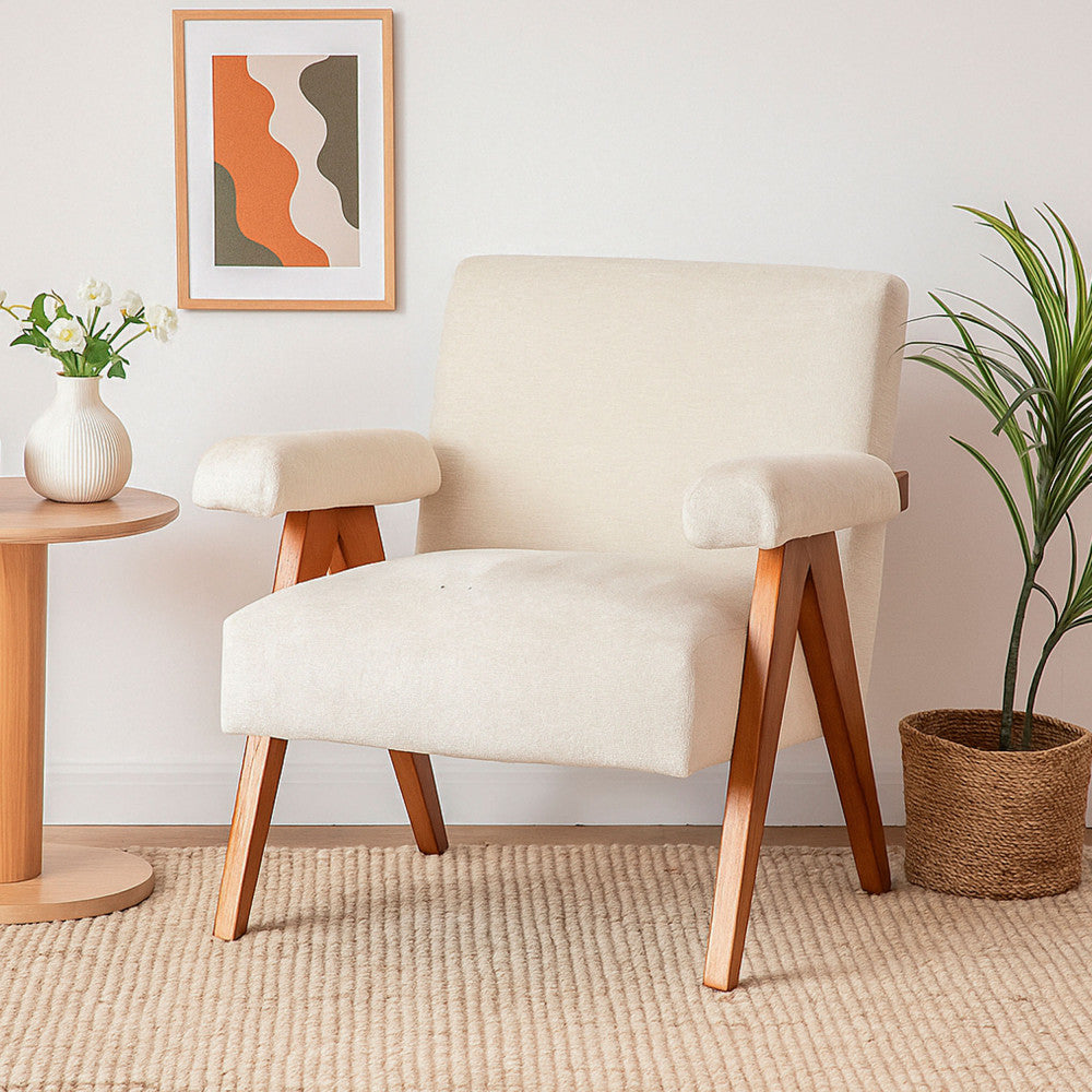 veda-sillon-de-tela-chenilla-y-madera__Beige
