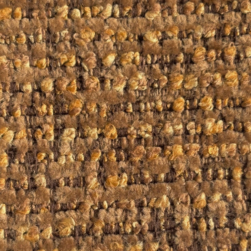 vinto-sillon-de-tela-con-patas-de-madera__Marrón chiné