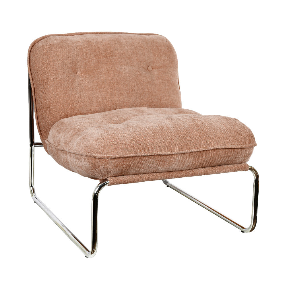 basil-sillon-de-tela-con-patas-de-cromo__Terracota Imagen