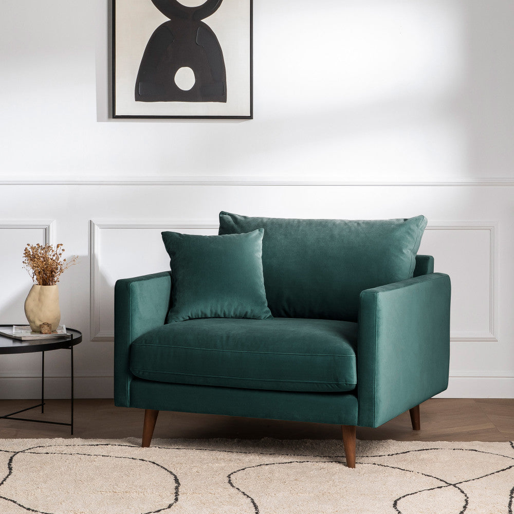 villabon-sillon-xl-de-terciopelo-con-patas-de-madera-oscura__Verde eucalipto