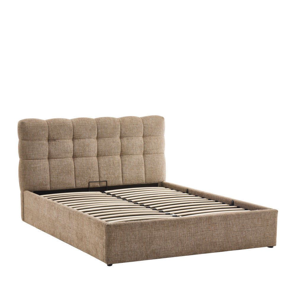 acara-cama-baul-acolchada-de-tela-140x190-cm__Beige moteado