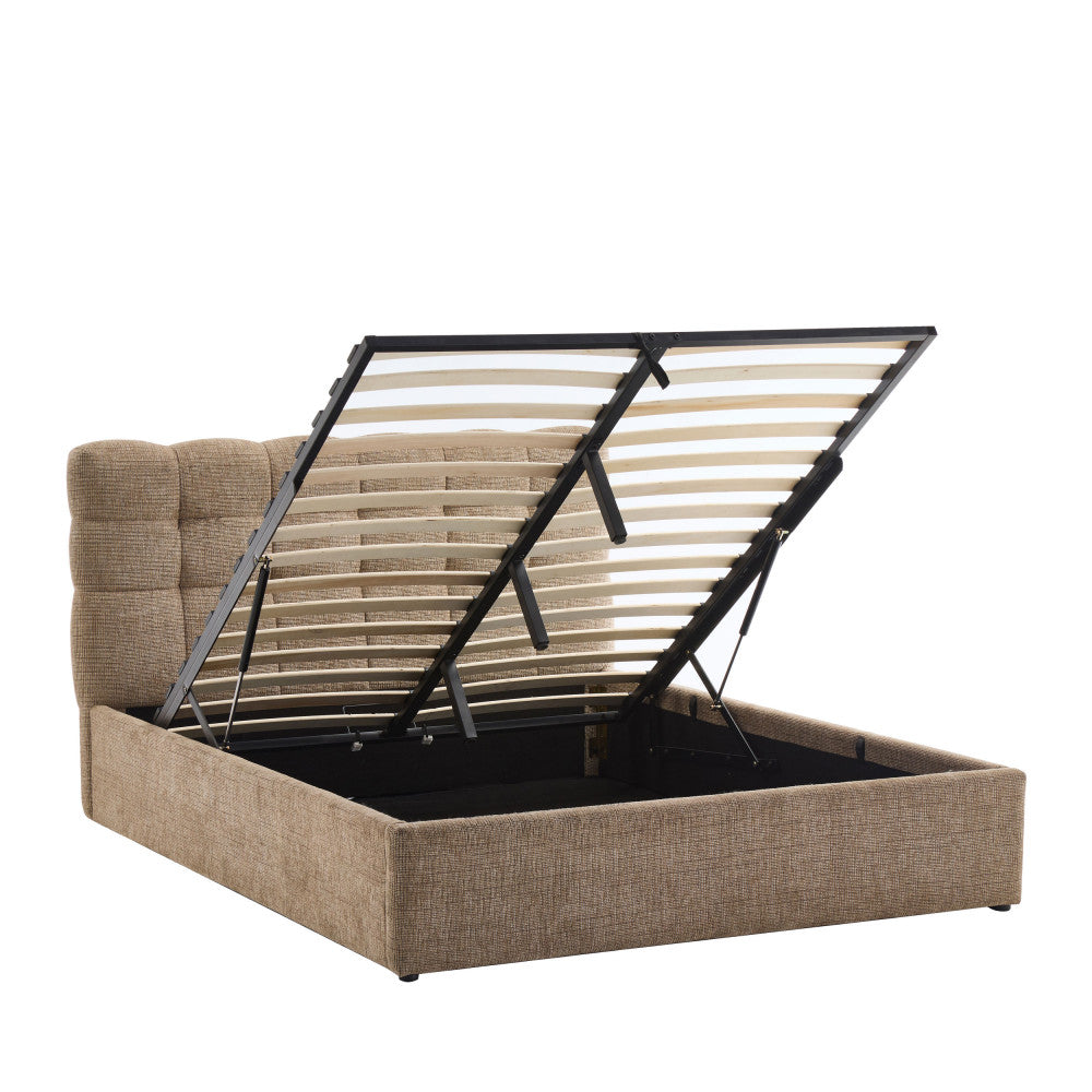 acara-cama-baul-acolchada-de-tela-140x190-cm__Beige moteado