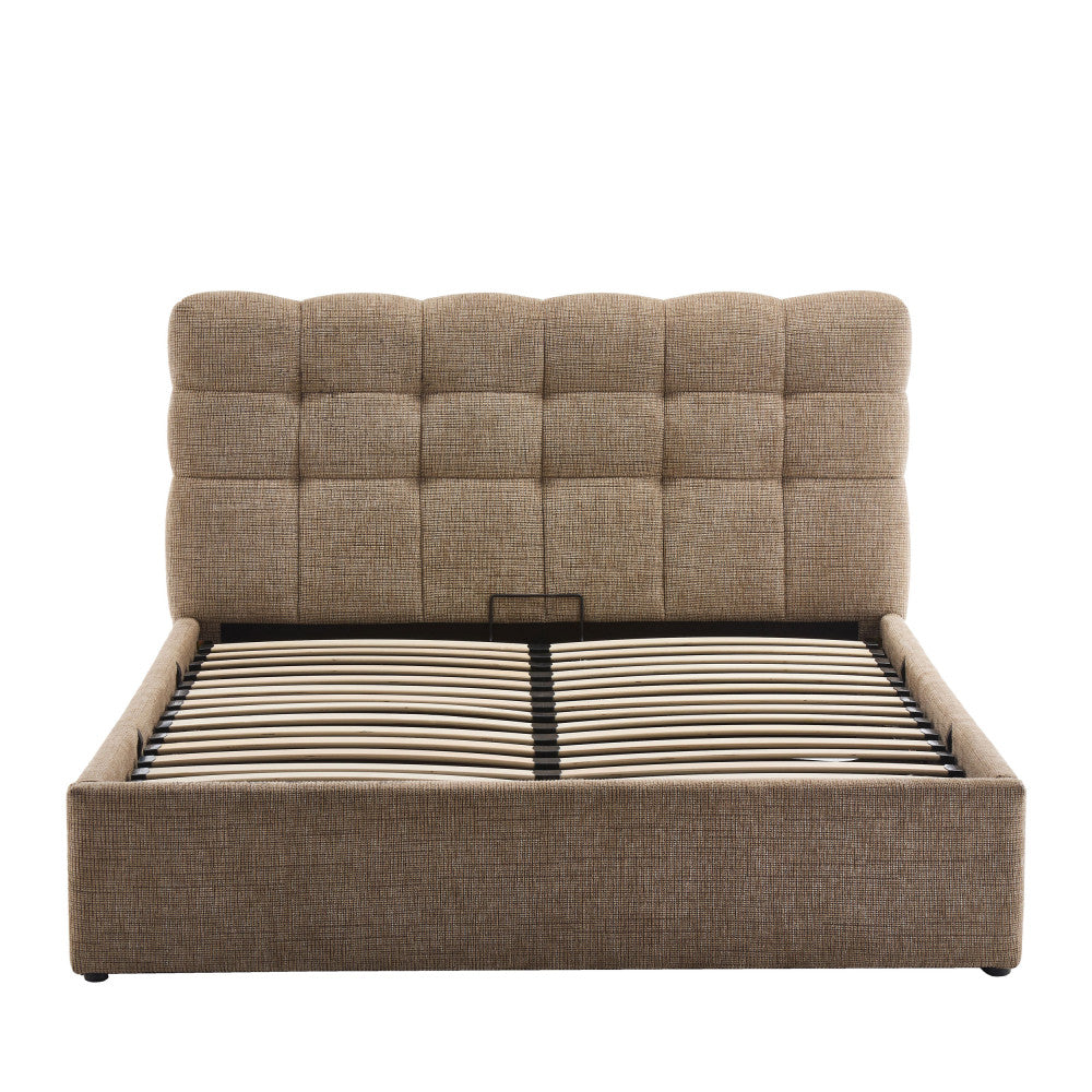 acara-cama-baul-acolchada-de-tela-140x190-cm__Beige moteado