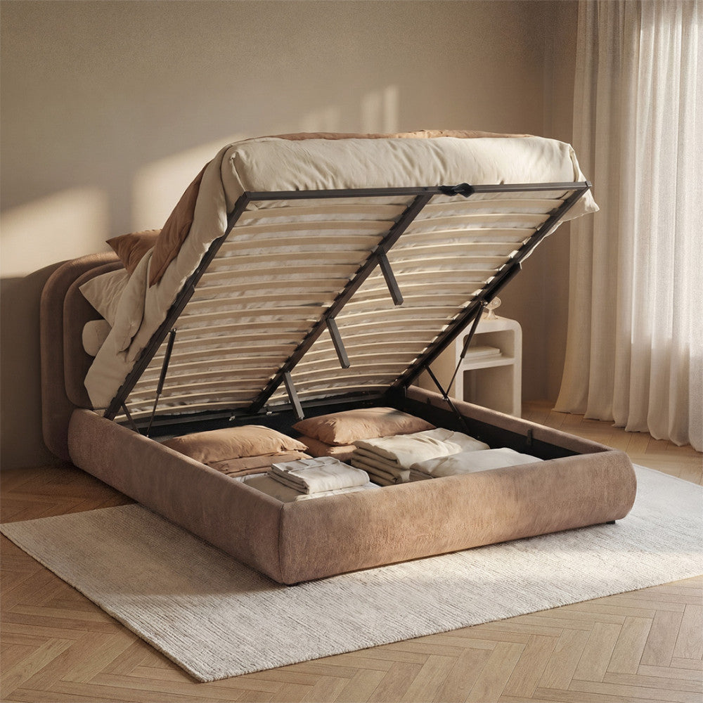 claudie-cama-baul-de-tela-160x200cm__Castaño