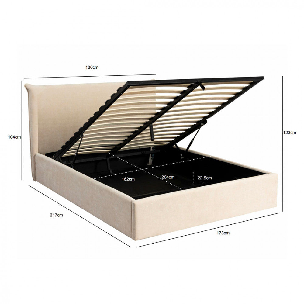 mac-beth-cama-con-canape-de-tela-160x200cm__Beige