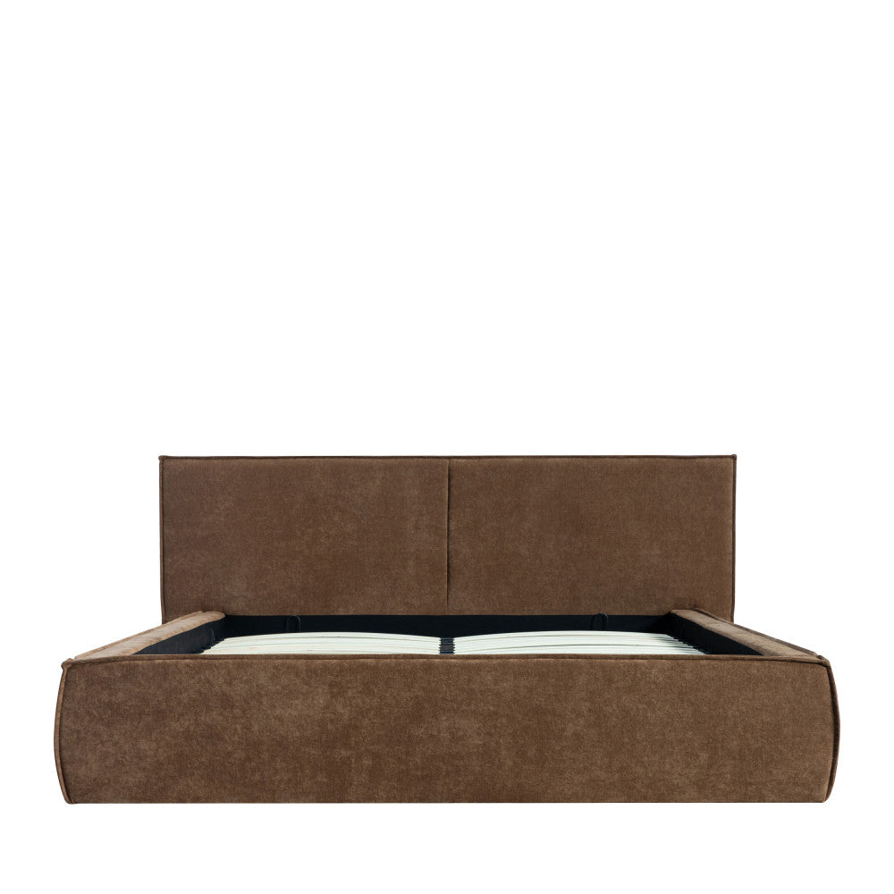 liberia-cama-arcon-de-tela-chenilla-160x200-cm__Castaño