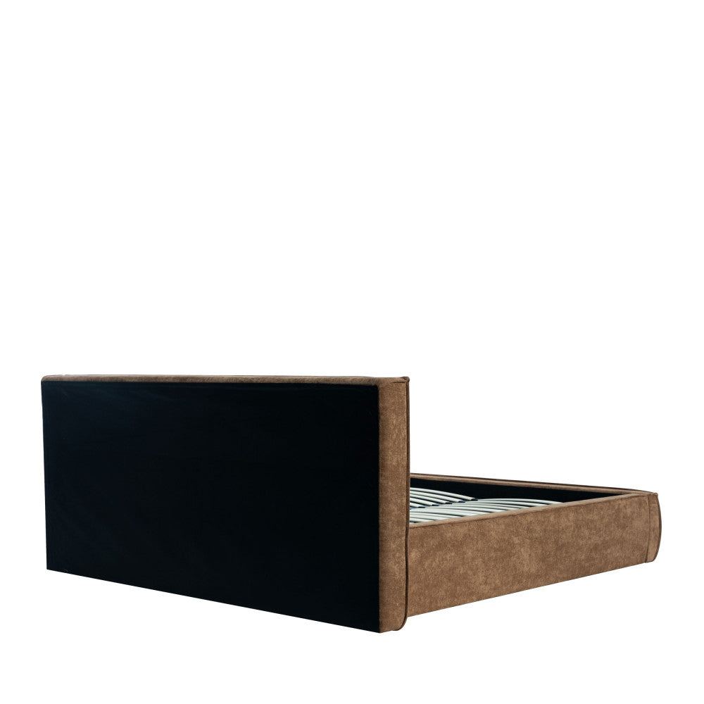 liberia-cama-arcon-de-tela-chenilla-160x200-cm__Castaño