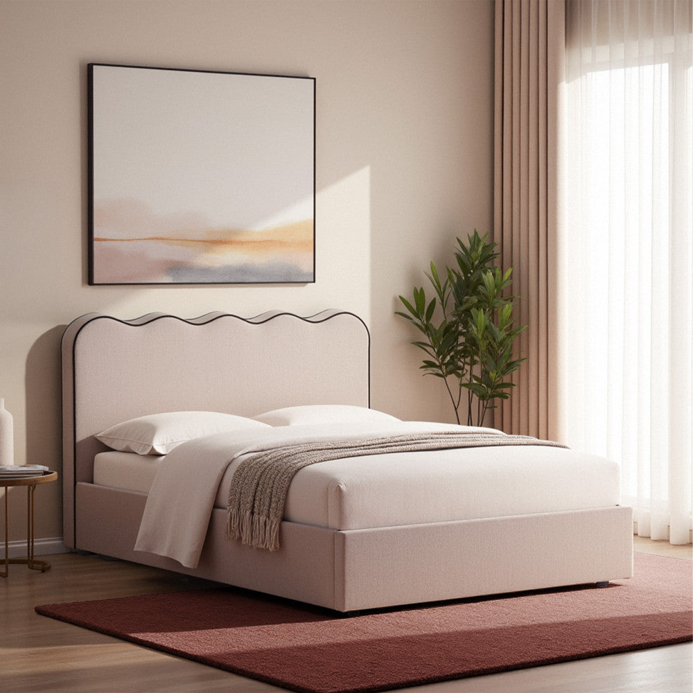 nagoya-cama-arcon-de-tela-con-cabecero-ondulado-160x200-cm__Beige