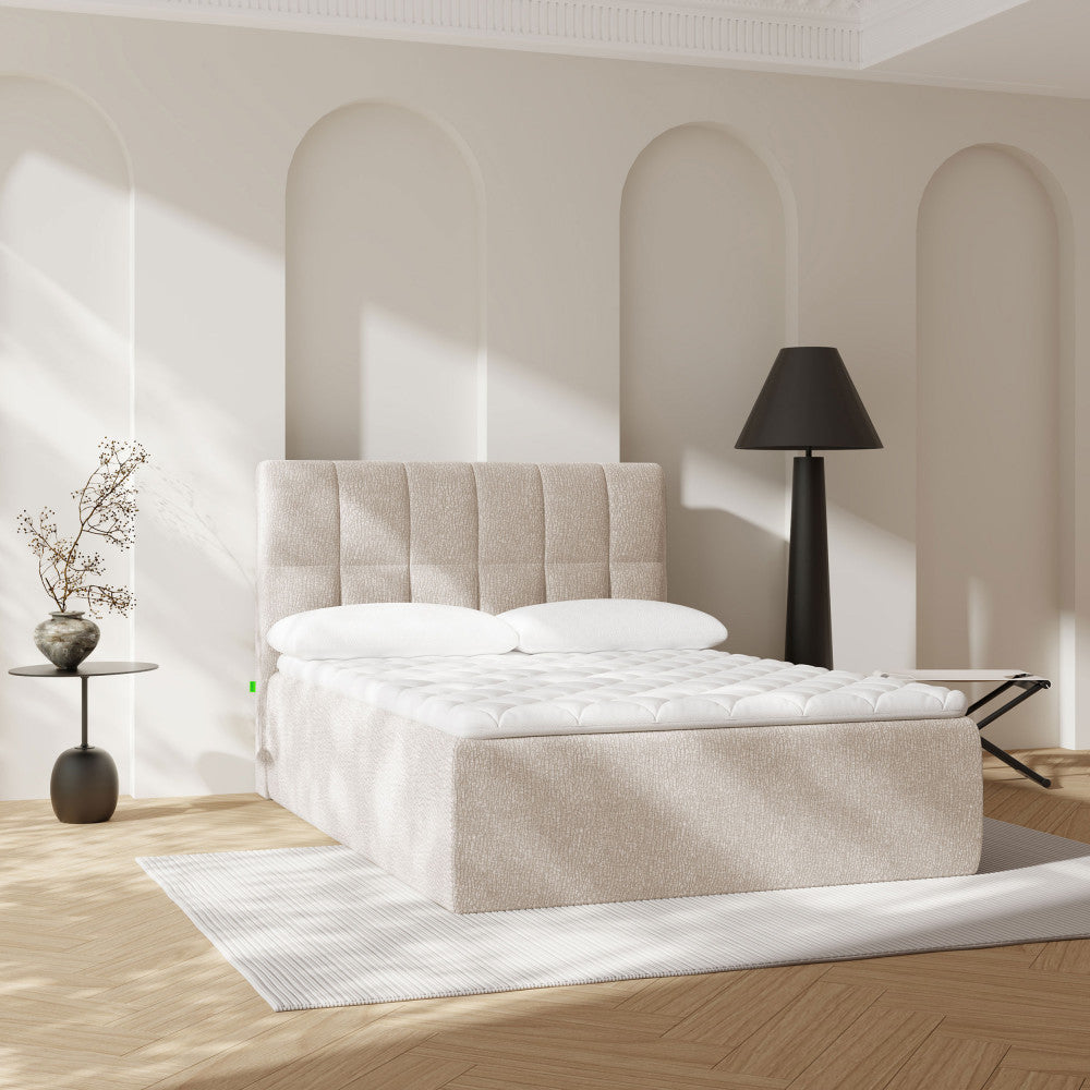 air-nest-cama-plegable-con-colchon-de-tela-140x190-cm__Beige