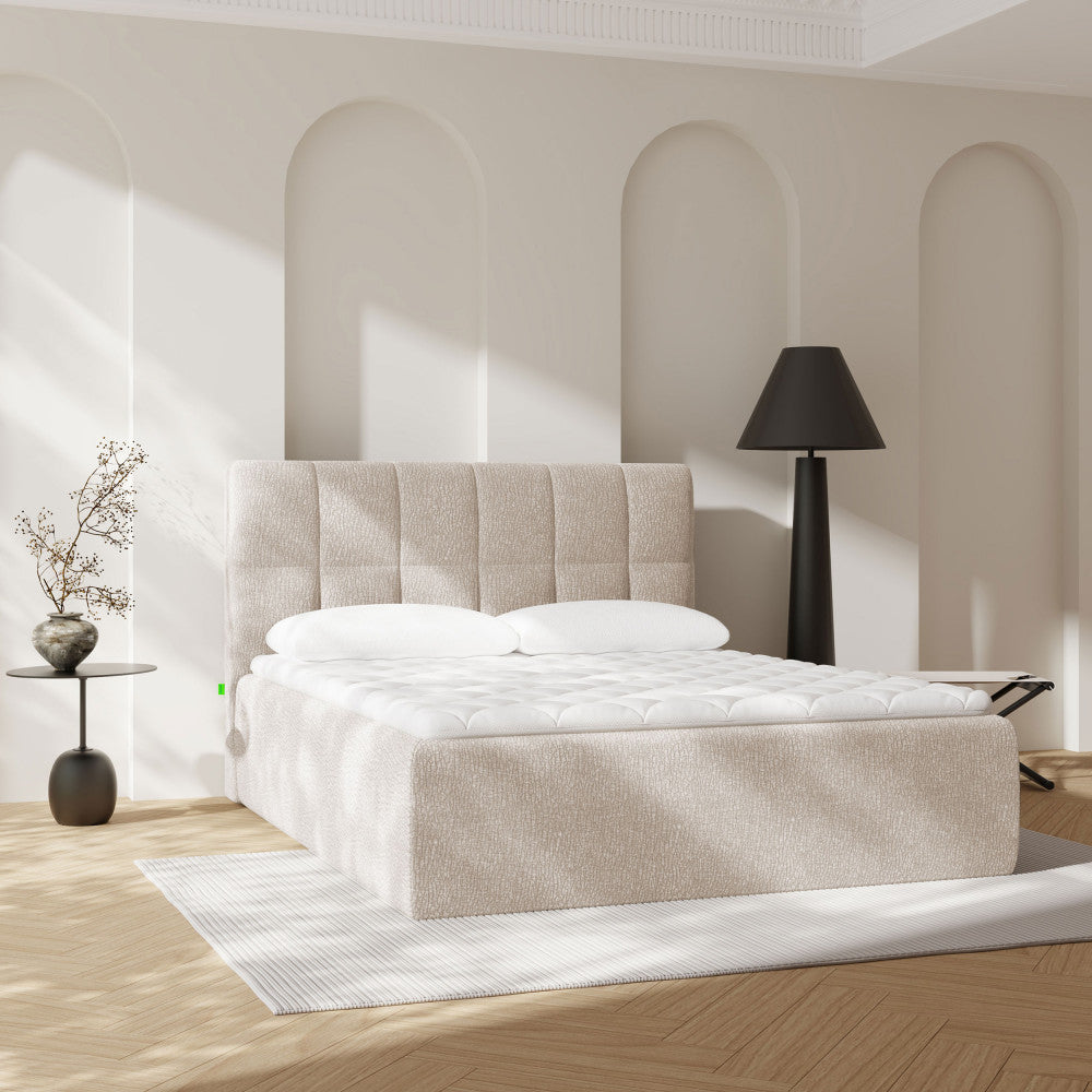 air-nest-cama-abatible-con-colchon-de-tela-160x200-cm__Beige