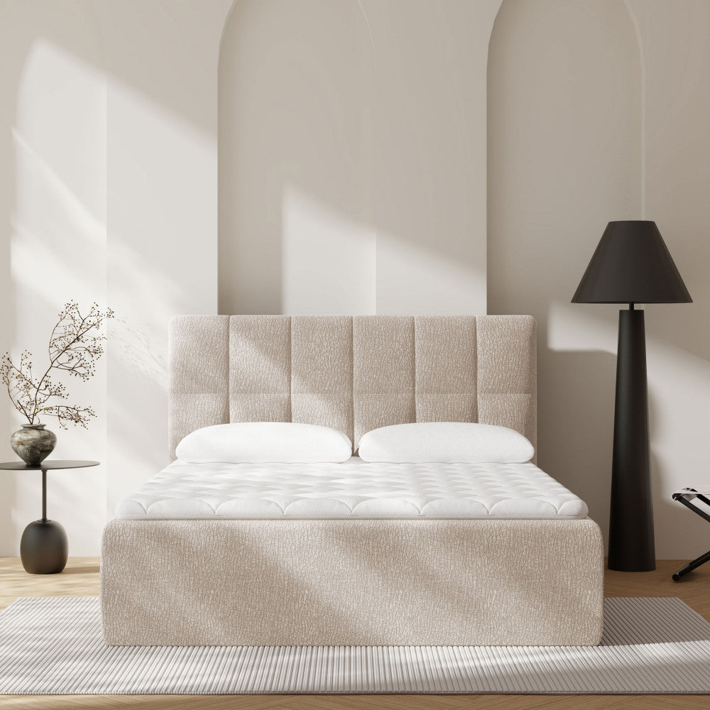 air-nest-cama-abatible-con-colchon-de-tela-160x200-cm__Beige