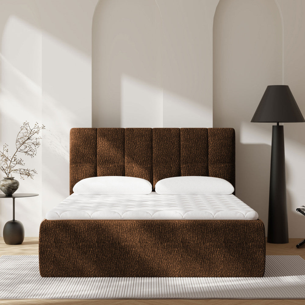 air-nest-cama-abatible-con-colchon-de-tela-160x200-cm__Castaño